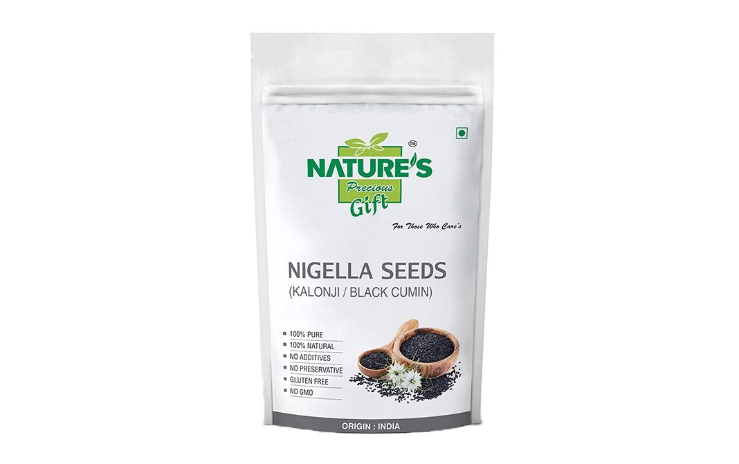 Nature's Gift Nigella Seeds (Kalonji/Black Cumin)    Pack  500 grams